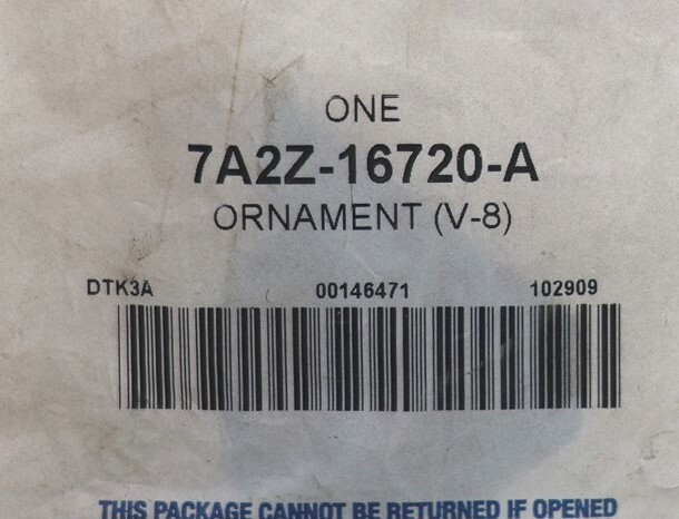 NEW OEM Ford Chrome V8 Fender Badge 7A2Z-16720-A Ford Explorer