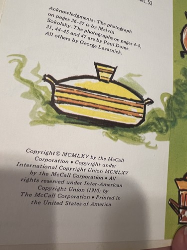 McCalls Cookbook Collection Series M2, M5, M7, M10 - Picture 4 of 12