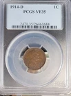 1914-D Lincoln Cent PCGS VF35