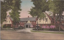 Postcard St Clair Inn St Clair Michigan 1953