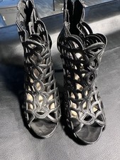 Vince Camuto Womens Fontanela Leather Caged P...
