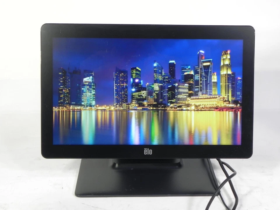 Elo 15.6" Touchscreen LCD Monitor E318746 ET1502L-2UWB-1-G w/ Stand + Cables - Image 3 of 4