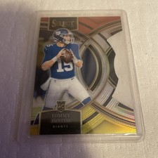 TOMMY DEVITO 2023 SELECT RED AND YELLOW PRIZMS DIE CUT RC GIANTS QZ