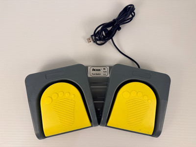 KEGOL USB Dual Foot Switch - Double Foot Pedal USB FS2016-B2 ikkegol