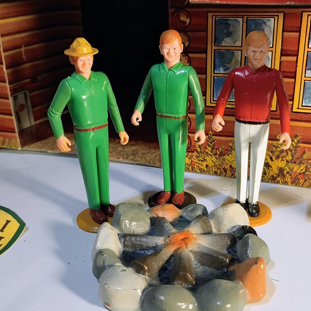 Vintage 1972 Tonka Smokey Bear & The Forest Rangers In Box With 2
