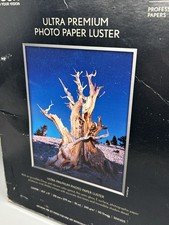 22 of 50 Sheets EPSON Ultra Premium Photo Paper Luster 8.5 X 11 10mil 240g/m