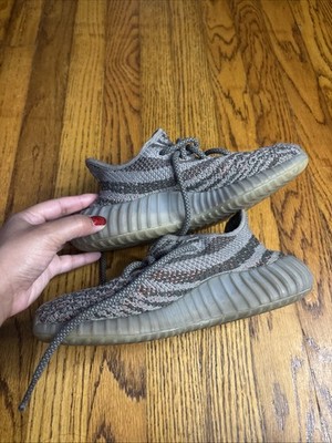adidas Yeezy Boost 350 V2 Beluga Shoes Mens Size 5 Gray Orange SPLY-350 Sneaker
