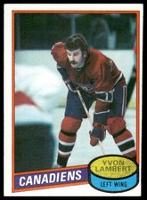 1980-81 Topps #246 Yvon Lambert Montreal Canadiens NM+