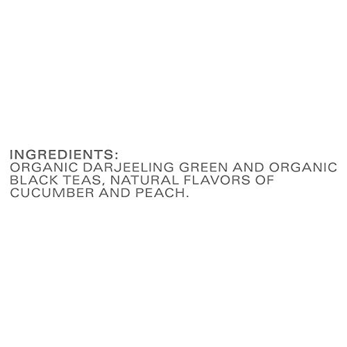 TAZO Organic Peachy Green Tea 120 Bags Sweet Peach and Spearmint Blend