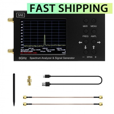 SA6 6GHz Spectrum Analyzer Signal Generator for Wi-Fi 2G 4G LTE CDMA GSM GPRS
