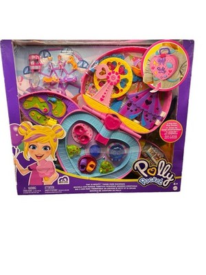 Polly Pocket Tiny is Mighty Theme Park Backpack Toy with Dolls New