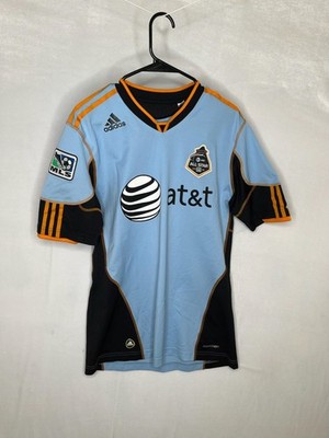 MLS All Star Jersey Mens M Blue MLS Soccer Adidas 2010 Houston AT&T ClimaCool