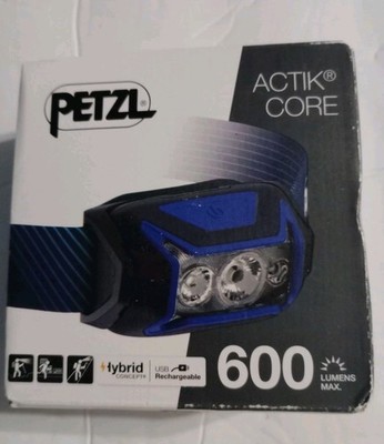 PETZL Actik Core Rechargeable Headlamp | 600 lumens | AZUL BLUE | $74.95 E065AA1