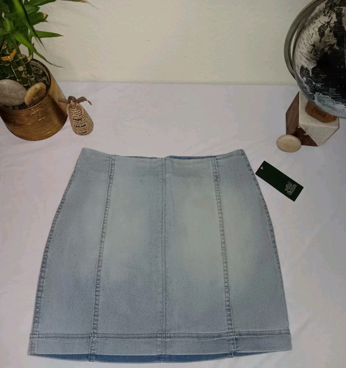 Wild Fable Light Color Denim Skirt NWT Size 2