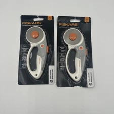 Fiskars Loop Rotary Cutter Titanium  60mm Blade NEW Sealed (pack of 2)