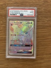 PSA 2 Pokemon Glaceon GX 159/156 Ultra Prism Rainbow Secret Rare Holo on eBay
