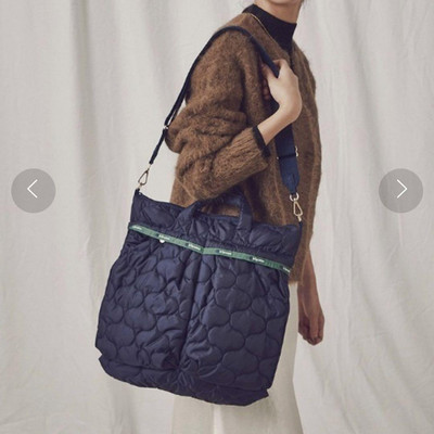 【LeSportsac】 SMALL HELMET BAG Lesportsac 2Way Helmet Bag Quilt Shoulder Navy | eBay