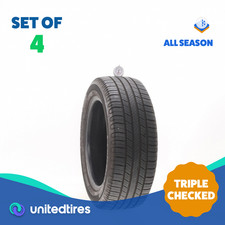 Set Of 4 Used 20555r16 Michelin Defender 2 91h - 7.5-9.532 195oh Set Of 4 Used 20555r16 Michelin Defender 2 91h - 7.5-9.532 195oh
