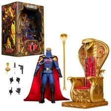 Presale G.I. Joe Classified Hooded Cobra Commander with Throne Set 221 6 Oct