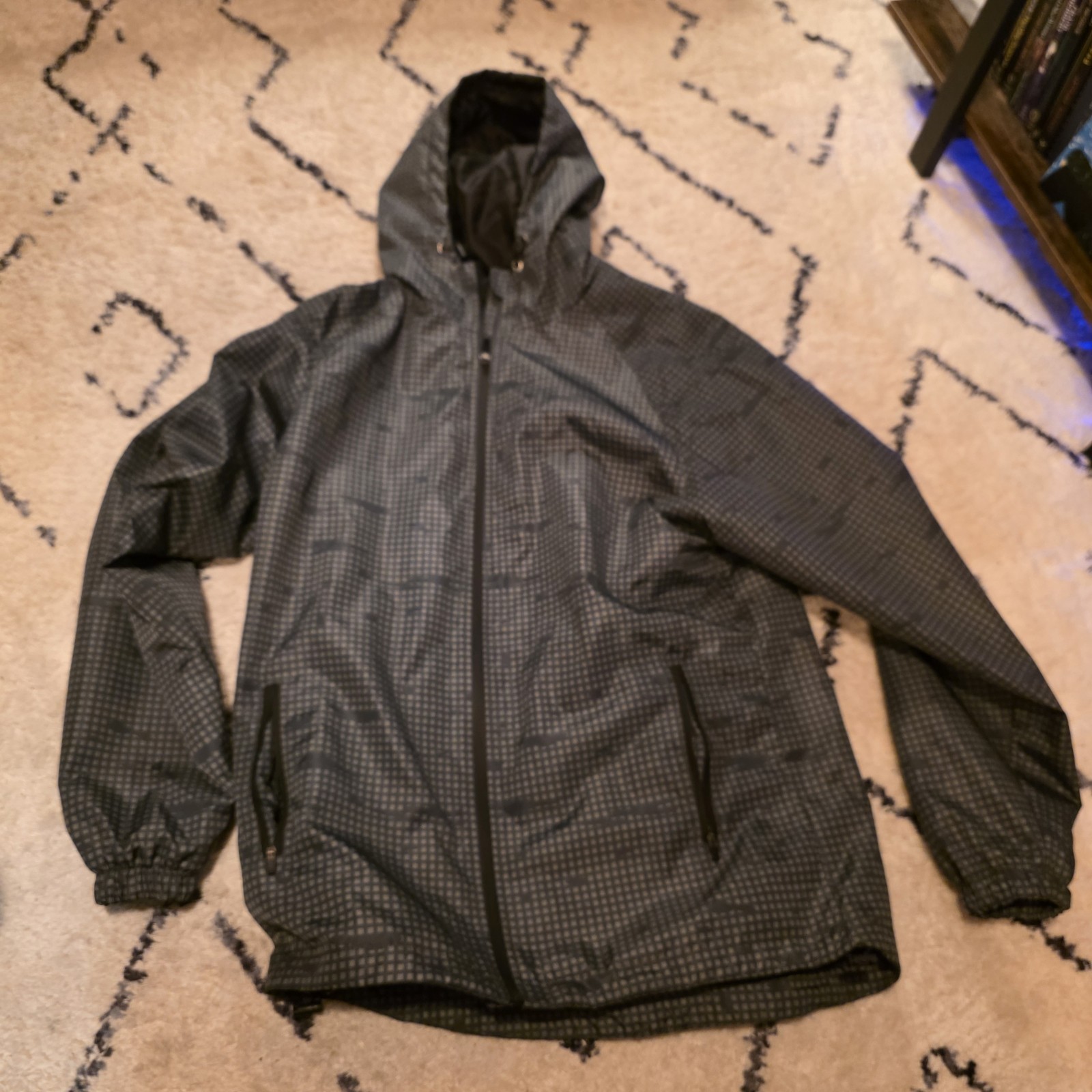 Oaf Nation Rain Jacket Size large DNC Camo Rare Discontinued Used Excellent Cond