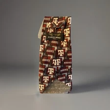 Eagles Wings ~ Texas A&M University - Maroon - 100% PURE SILK TIE