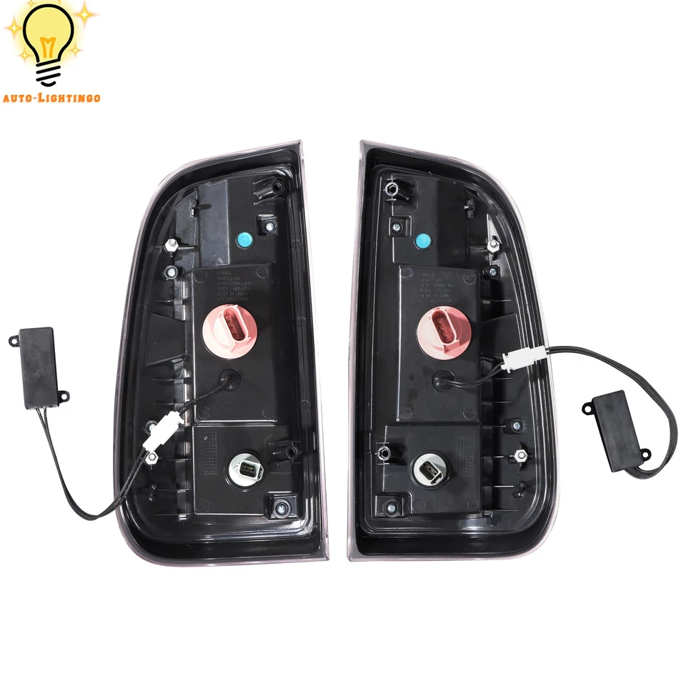 Tail Lights Lamps For 2008-2016 Ford F250 F350 F450 F550 SD Black Smoke LED Tube - Image 3 of 4