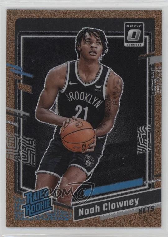 2023 Panini Donruss Optic Copper Glitter Prizm 39/99 Noah Clowney Rookie RC