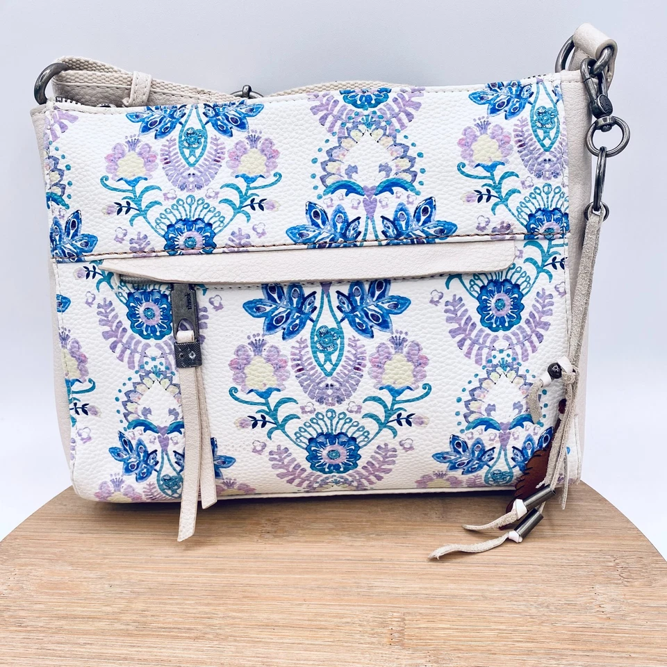 Bolso Bandolera The Sak Mujer M Blanco Púrpura Cuero Vegano Bolso Mensajero Foto 2 de 4