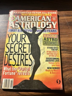 American Astrology Illustrated October 1994 Secret Desires NFL Love