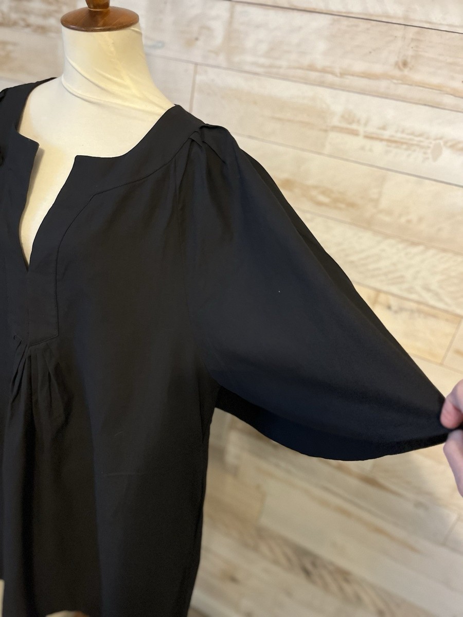 Tuckernuck size M Finley dress in black cotton pullover View 4