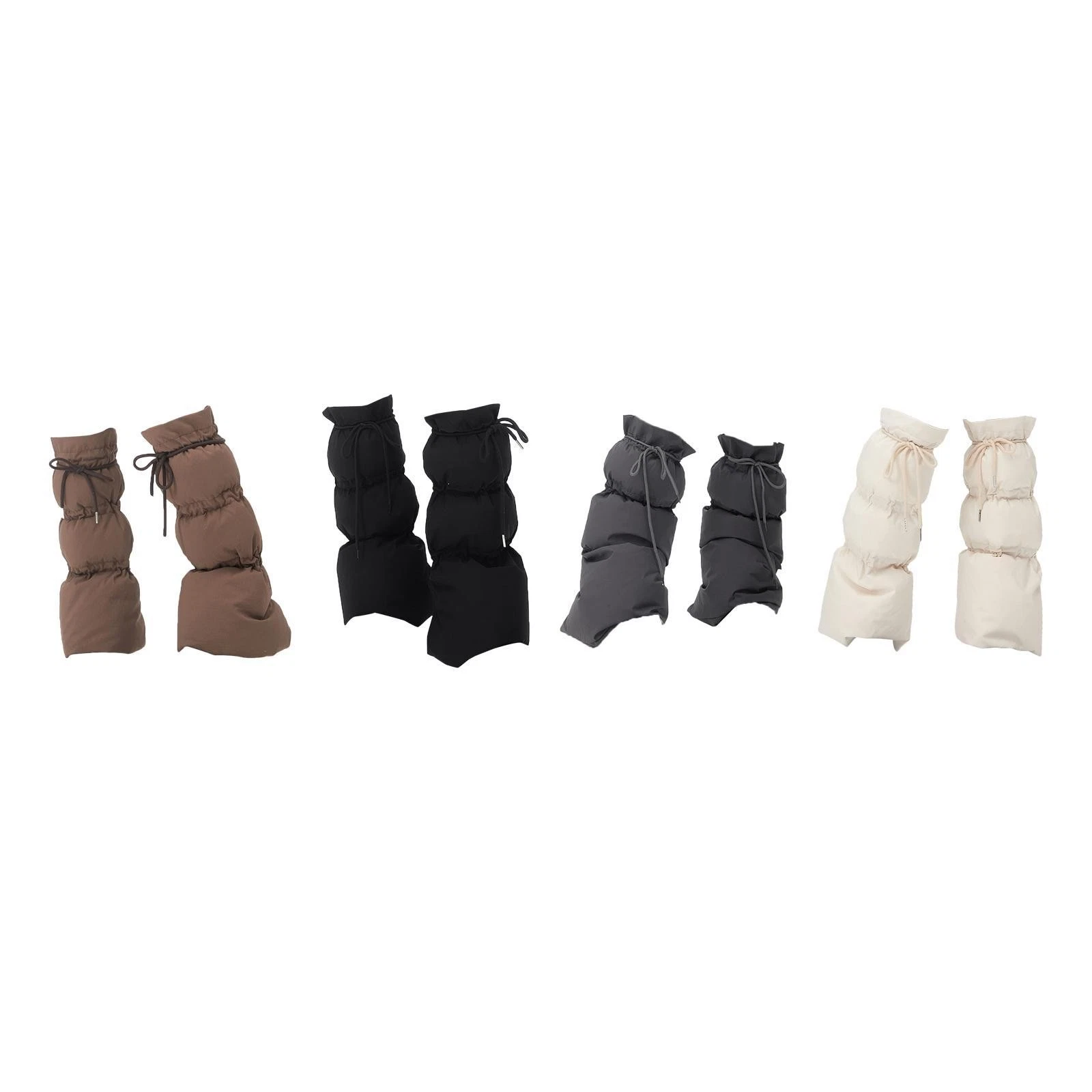 Women Winter Padded Puffer Leg Warmers Practical Adjustable Drawstring Leg
Opens in a new window or 