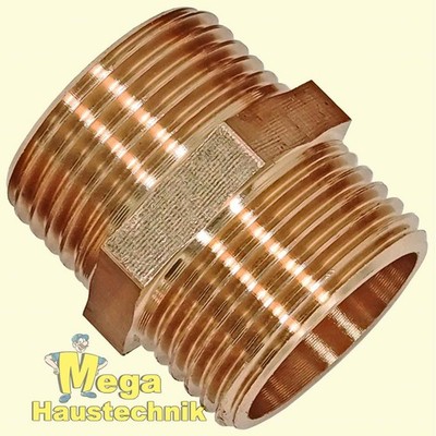 Messing Gewinde-Fitting Distanz-Doppenippel / Emax