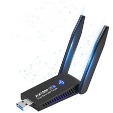 AX1800 USB WiFi 6 Adapter,Dual Band 2.4G/5G WiFi Dongle for Desktop PC, WPA3,...