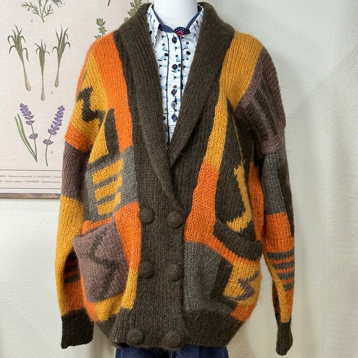lands end shawl collar cardigan