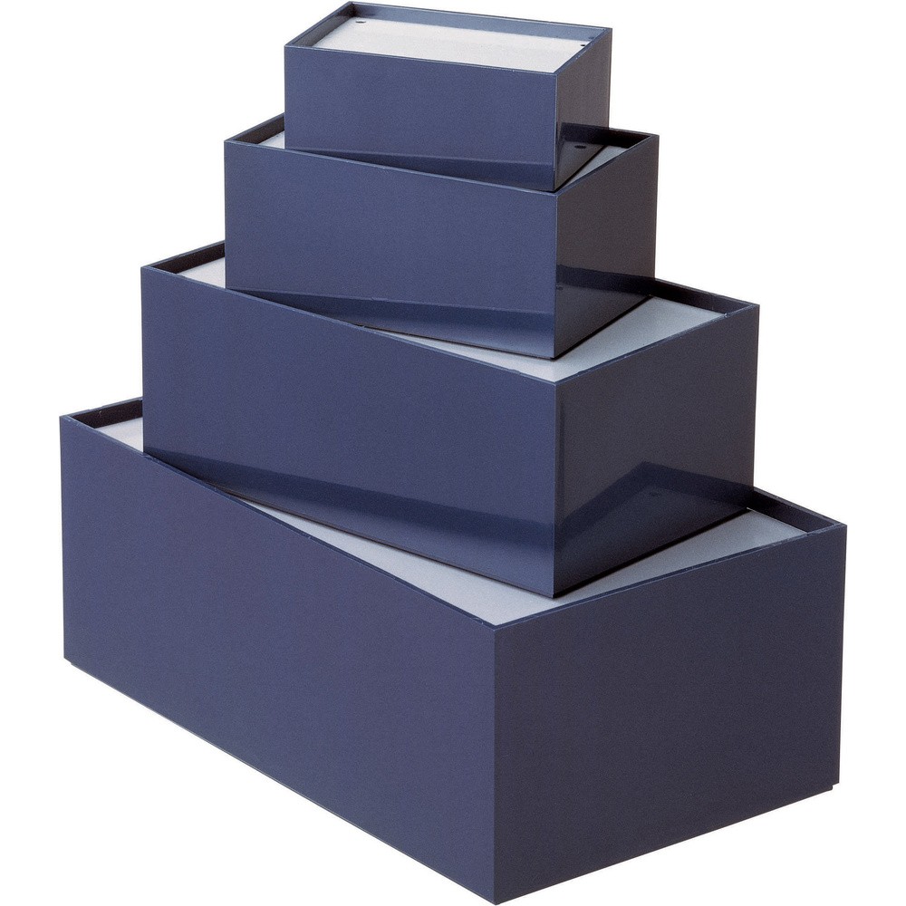 TEKO  P/4.10 Universal-Gehäuse 215 x 132 x 78  Kunststoff  Grau, Blau 1 St.