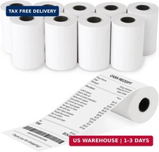  10 Rolls 2 1/4 x 50 Thermal Receipt Paper Rolls, POS Cash Register Paper Rolls