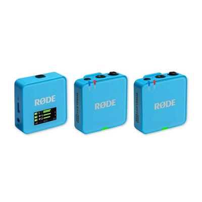 Rode Wireless GO Gen 3 Drahtloses 2-Kanal Mikrofon-Funksystem Blau