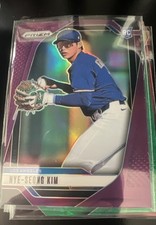 2025 Panini Prizm - Kim Hye Seong, Kim Hye Seong #72 Purple Prizm /149 (RC)