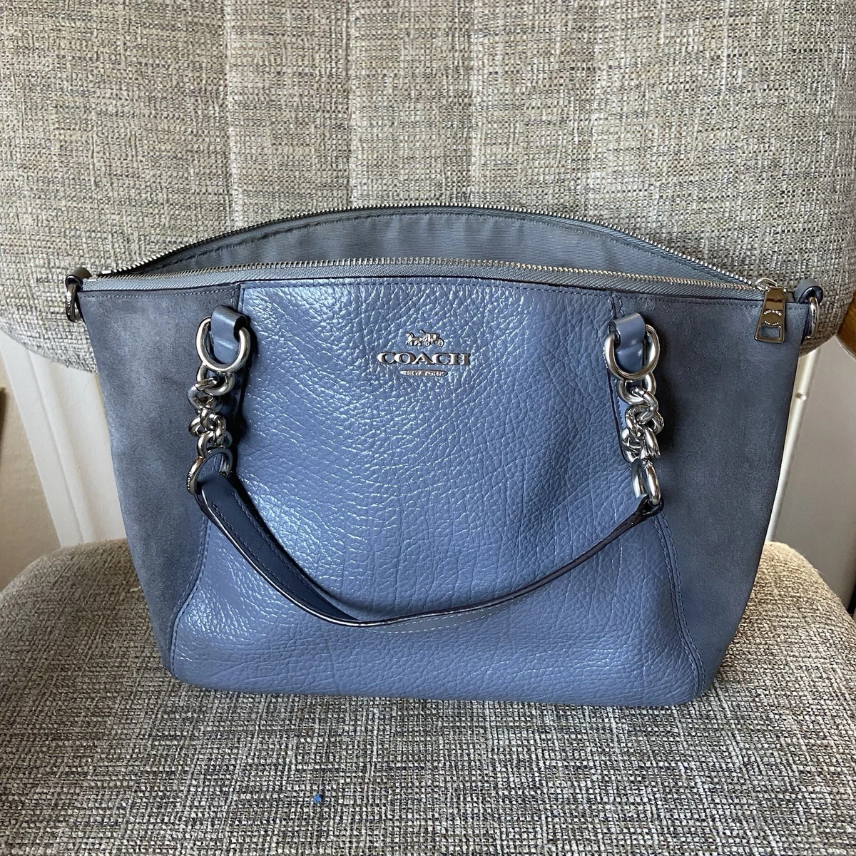 靴/バッグ Extreme Beauty] Coach Ava Kelsey Shoulder Bag 2way Leather White Coach AVA | eBay