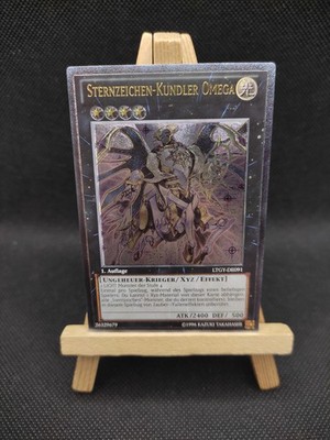 Yu-Gi-Oh Sternzeichen-Kundler Omega Ultimate Rare LTGY-DE091 Deutsch 1. Auflage