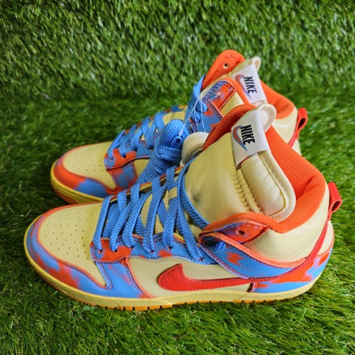 Nike Dunk High 1985 Size 7.5 41.5 EU Acid Wash Orange BRAND NEW - Picture 10 of 12