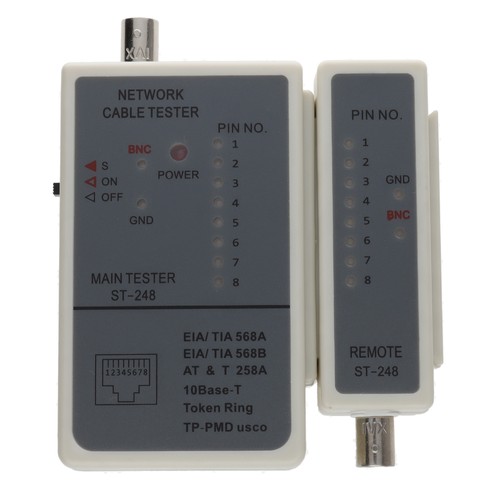 Testeur de câble Ethernet LAN RJ45 et outil de diagnostic réseau BNC - Photo 4/7