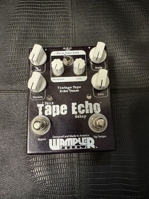 Wampler Faux Tape Echo Delay Effects Pedal