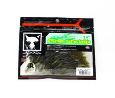 Jackall Soft Bait Pine Shrimp AR Custom 3.5" Green Pumpkin Chart (9386)