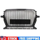 Honeycomb Mesh RSQ5 Style Hex Grill Gloss Black For 2013-2017 Audi Q5 SQ5 New