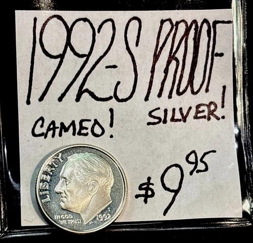 1992-S Uncirculated Silver Proof Roosevelt Dime! ENN Coins