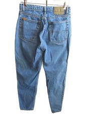 Jordache Vintage Women's Jeans 13/14 1980s 90s Mom Logo Denim 29x28 Fit