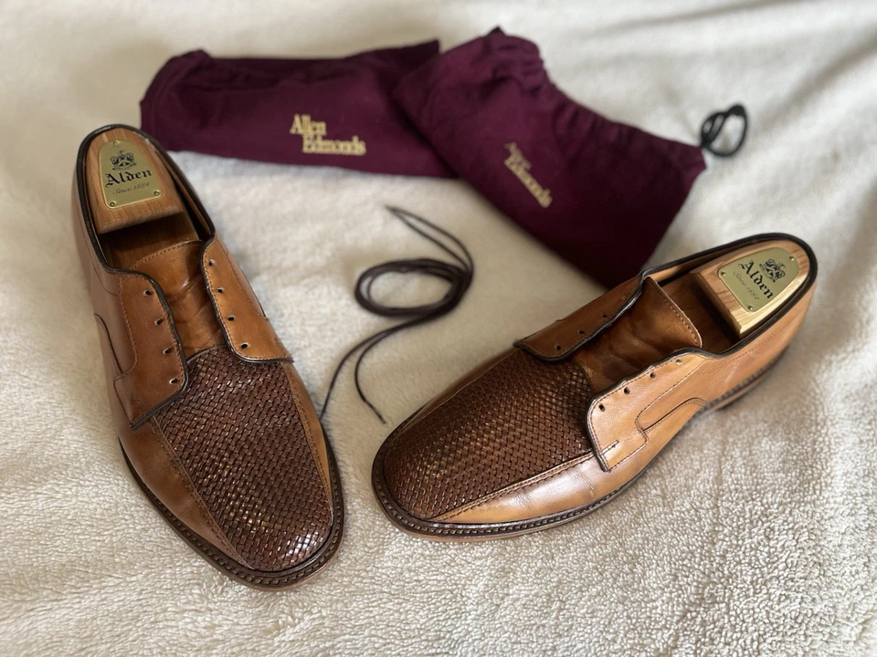 Zapatos de vestir Allen Edmonds Hillside para hombre 9,5 D tejidos Foto 3 de 4