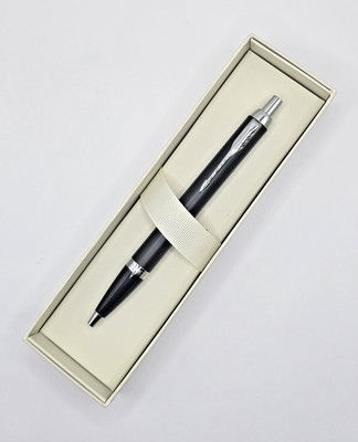 Parker IM Essential Matte Black CT Ballpoint Pen (2143632) Blue Ink 1.0 Med NEW!