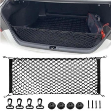 Rear Trunk Envelope Vertical Style Mesh Cargo Net for FORD EXPLORER TOYOTA RAV4